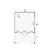  Tuindeco | Tuinhuis Ipswich met Luifel 200 cm 202816-01